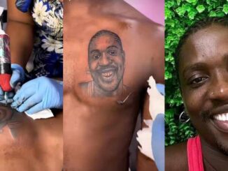 Man tattoos Verydarkman's face on his chest, video sparks reactions