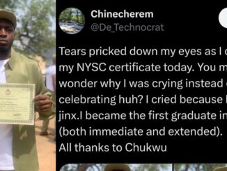 Nigerian man breaks jinx, becomes first graduate in his family