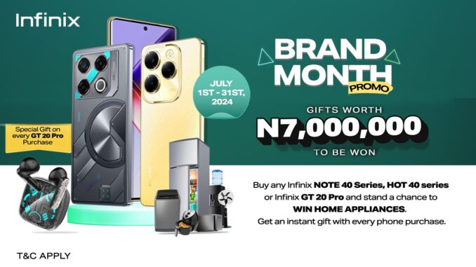 Infinix Nigeria celebrates 2024 Brand Month with exciting discounts, prizes