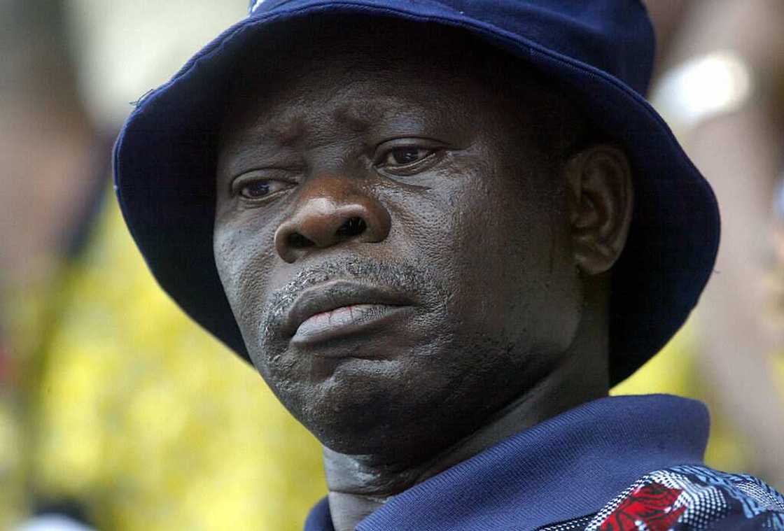 President of the Nigeria Labour Congress Adams Oshiomhole in Lagos