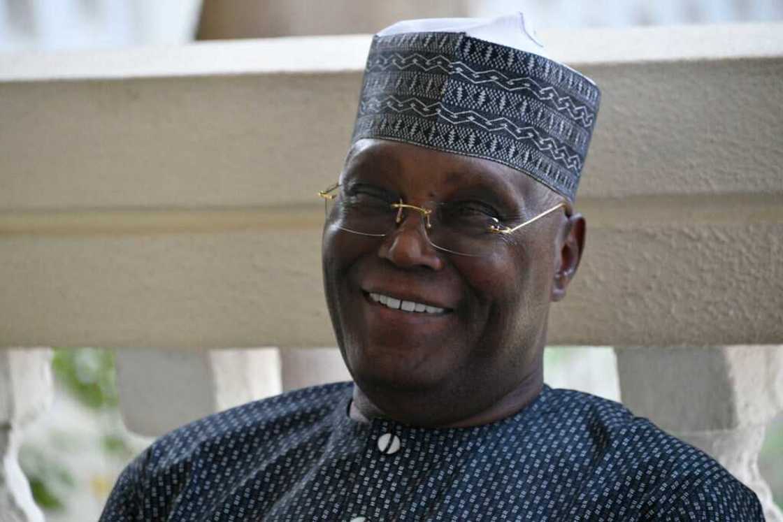 Atiku Abubakar smiles during an interview in Yola