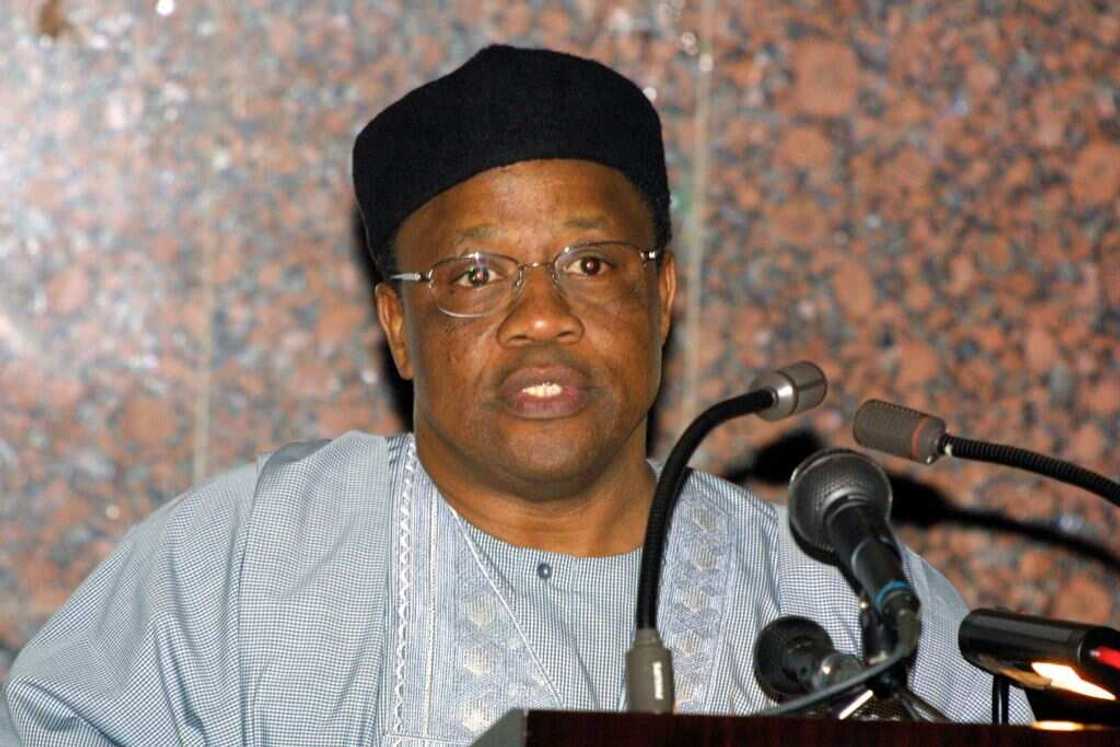 Former Nigerian president Ibrahim Babangida