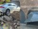 Moment Man Shares Son's Unsuccessful Attempt To Reverse His Car, Resulting In A Garage Cr@sh (PHOTOS)