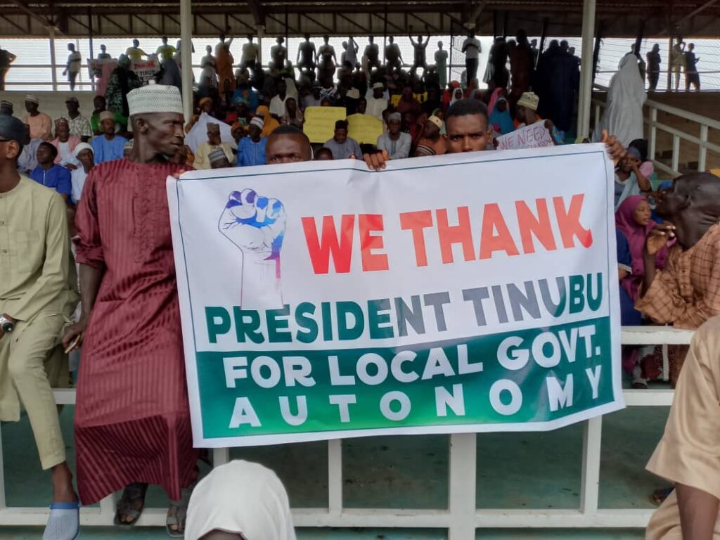 Protesters Hail Tinubu For Peace In Adamawa