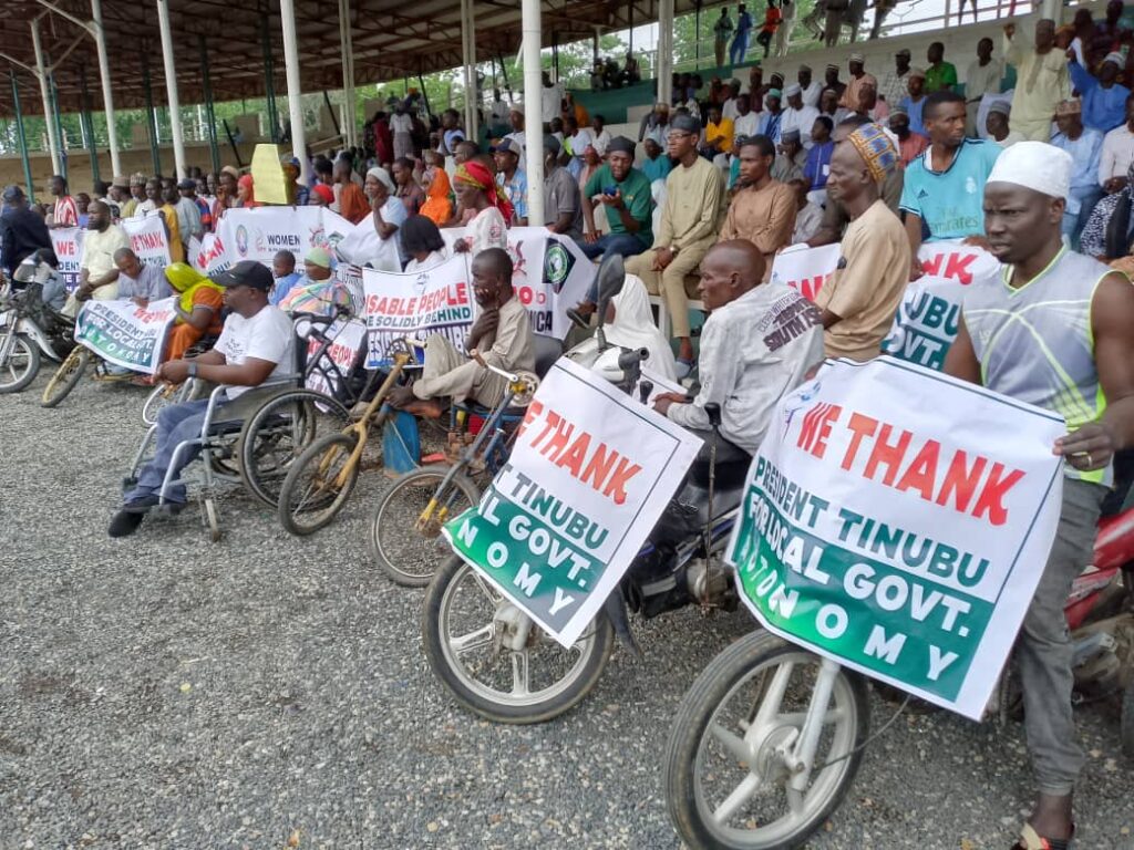 Protesters Hail Tinubu For Peace In Adamawa