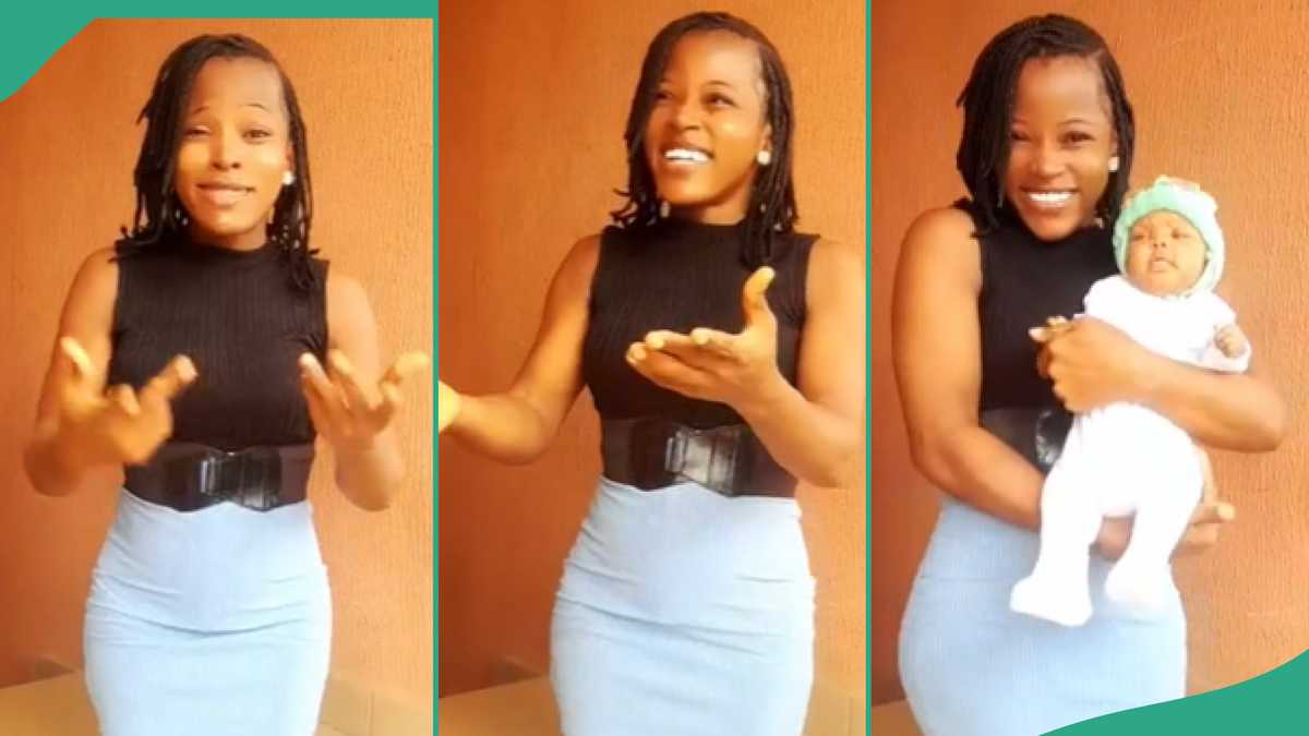 Nigerian Lady With No Legs Celebrates As She Welcomes Cute Baby, Rejoices in Viral Video