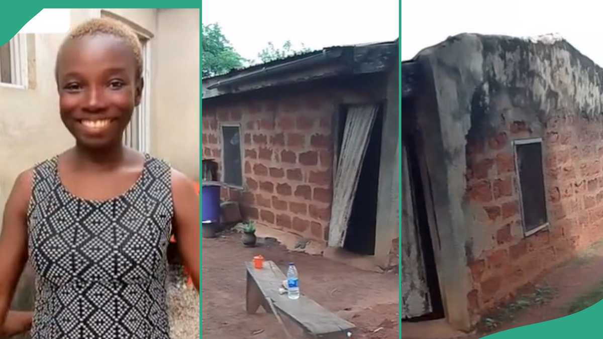 Lady Shares Video of Parcel of Land Her Mother Bought N10,000 in 2004 And Built Small House on it