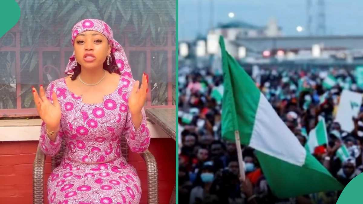 Regina Daniels Shares New Video on Day 2 of Protest After Being Mercilessly Dragged: “You Again?”