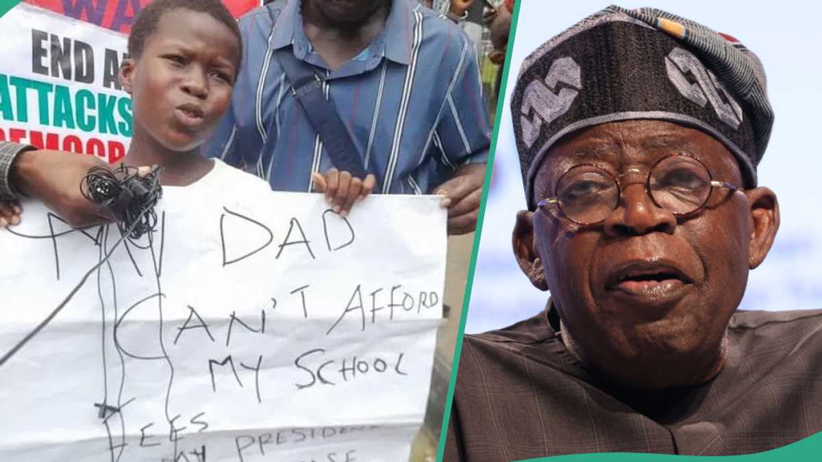 Hardship Protest: Little Girl Writes Tinubu for Assistance to Pay School Fees, Video Emerges