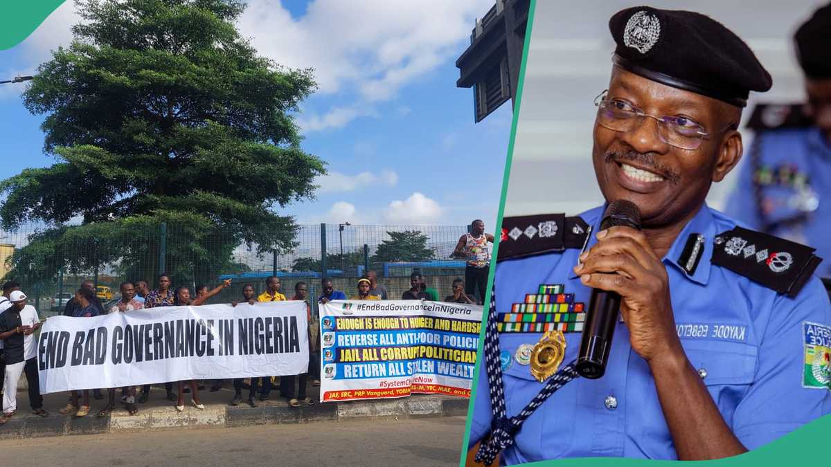 BREAKING: Tension as Hoodlums Attack Hunger Protesters at Lagos Park