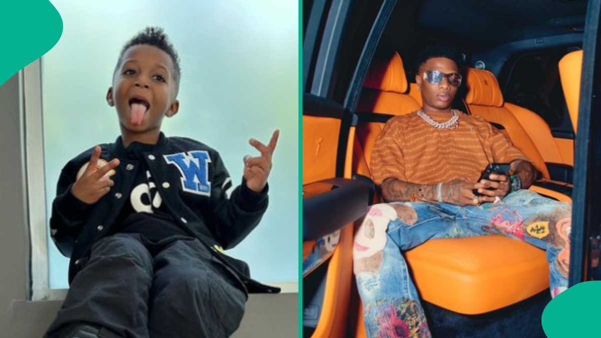 Wizkid’s Son Zion Raps Central Cee’s Band 4 Band in Impressive Video: “Popsy No Dey Born Rubbish”