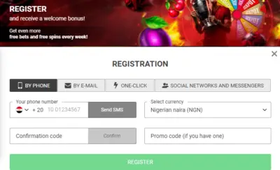 888starz registration by Phone