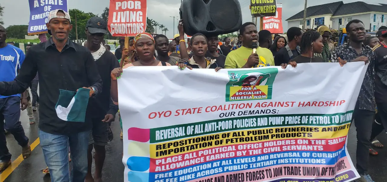 Despite Tinubu’s broadcast, EndBadGovernance protest continues in Ibadan [PHOTOS]