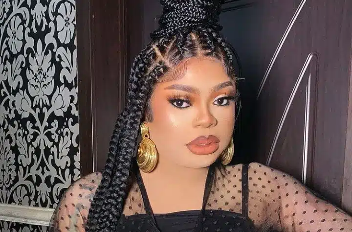 Bobrisky breaks silence following release from jail, flaunts his figure 