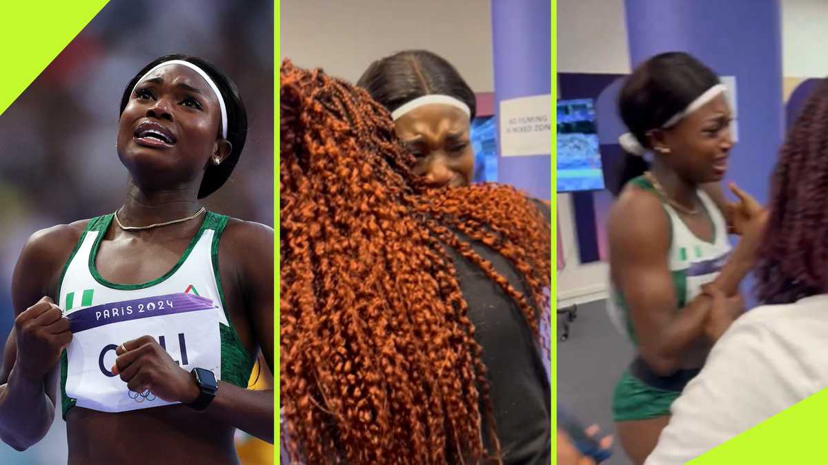 Nigerians Heartbroken by Video of Favour Ofili Crying After Narrowly Missing Out on Olympic Medal