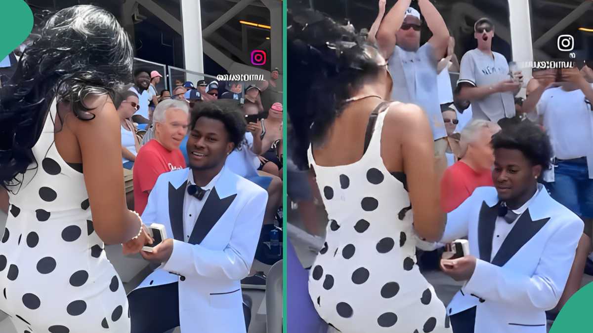 Drama as Woman Comes from behind and Yanks Lady's Wig off during Her Marriage Proposal