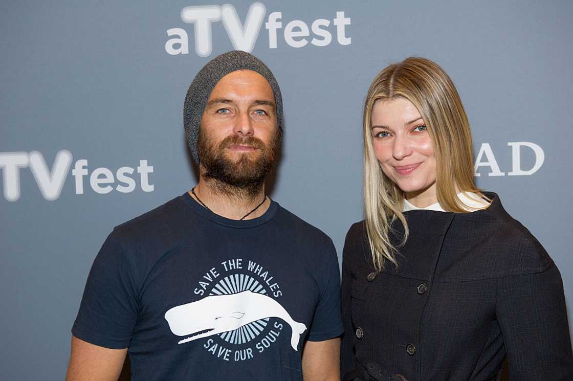 Antony Starr and actress Ivana Milicevic attend the 'Banshee' event in 2016