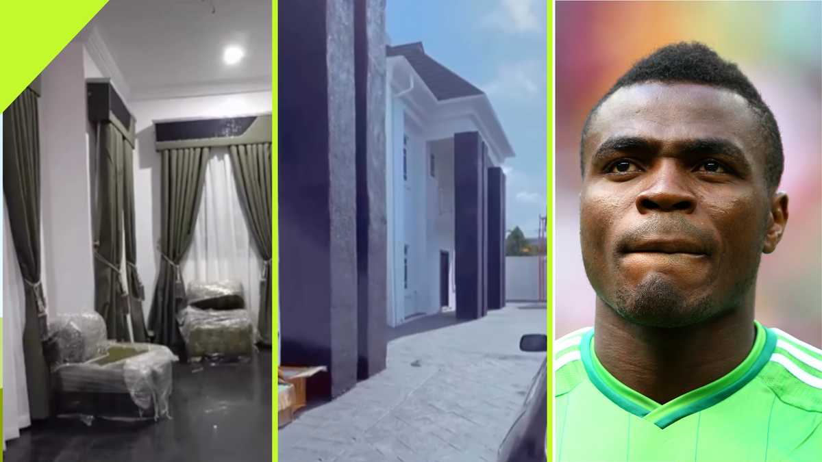 Super Eagles Legend Emmanuel Emenike Flaunts Newly Built White Apartments in Owerri