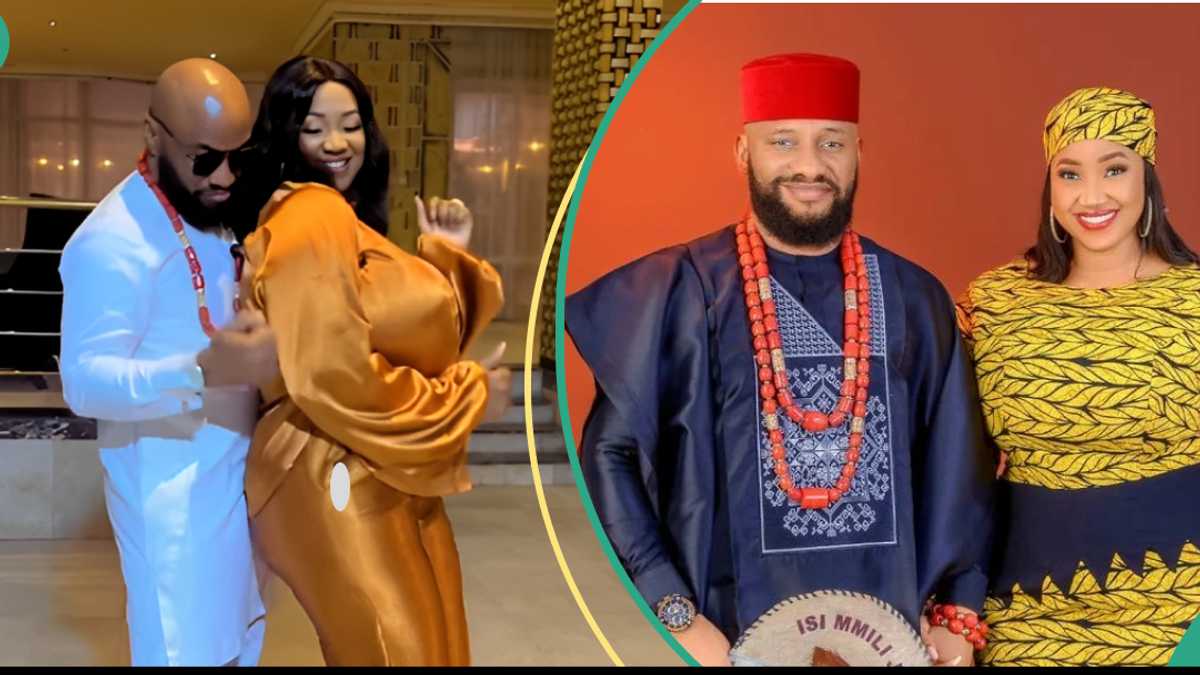 Yul Edochie and Judy make netizens forget their hate for them as they dish out dance steps in video