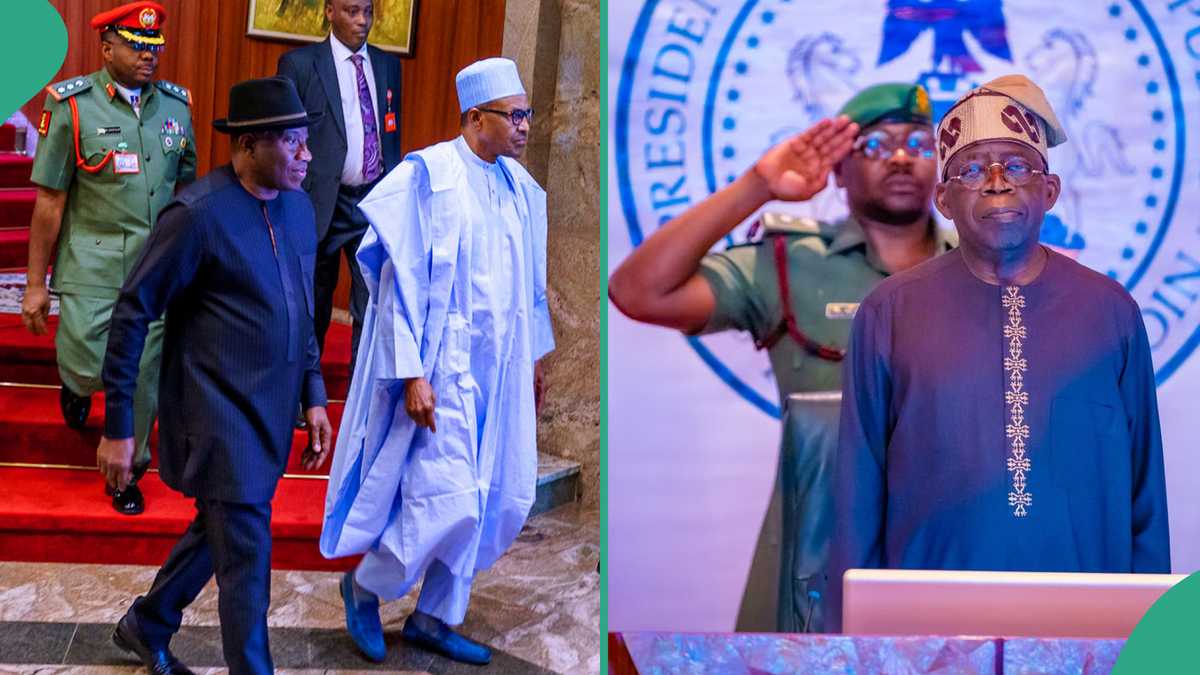 Protest: Former Presidents, Jonathan, Buhari, Hold Closed-Door Meeting With Tinubu, Obasanjo Absent