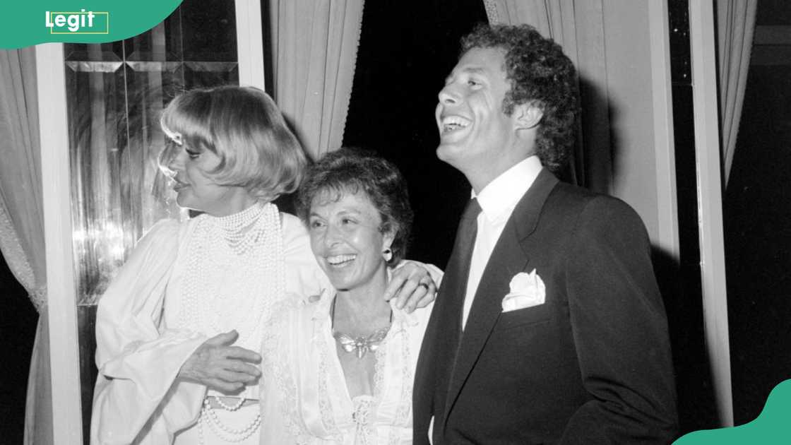 Carol Channing, Marge Champion, and Gregg Champion at the Dorothy Chandler Pavillion