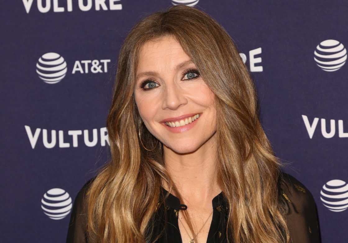 Actress Sarah Chalke at The Hollywood Roosevelt Hotel