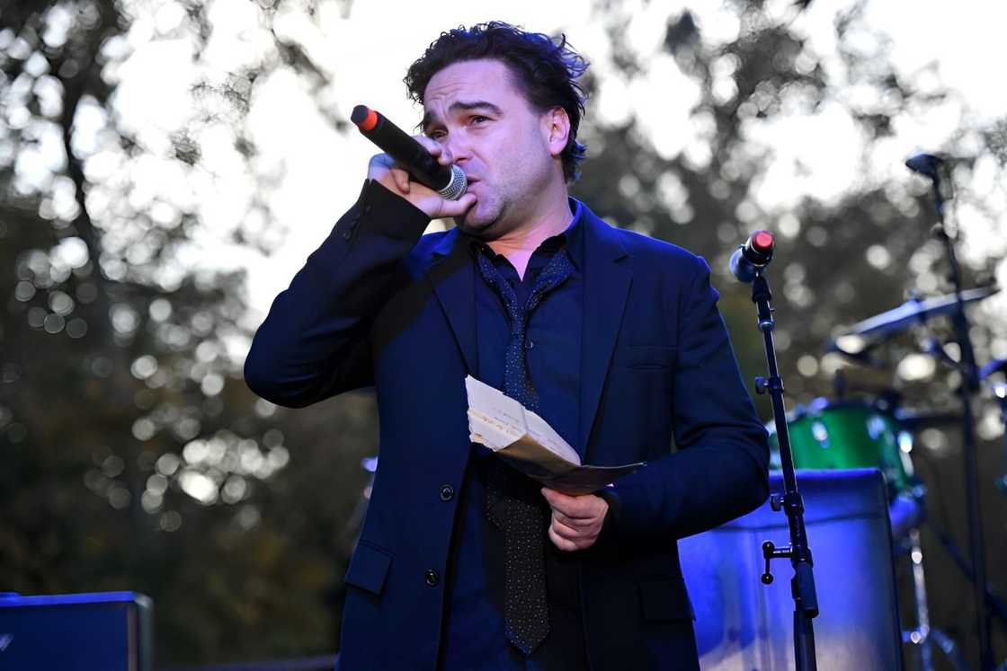 Actor Johnny Galecki at King Gillette Ranch in Malibu, California