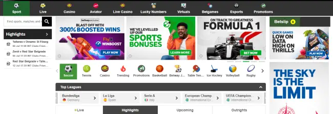 best betting site in zambia betway