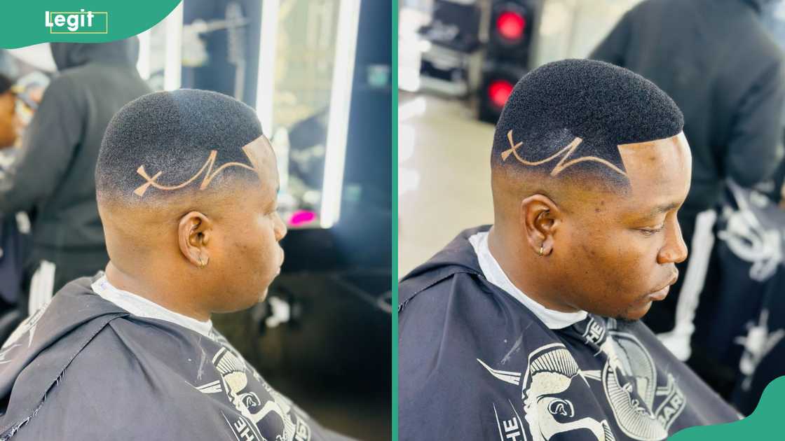 geometric haircut design