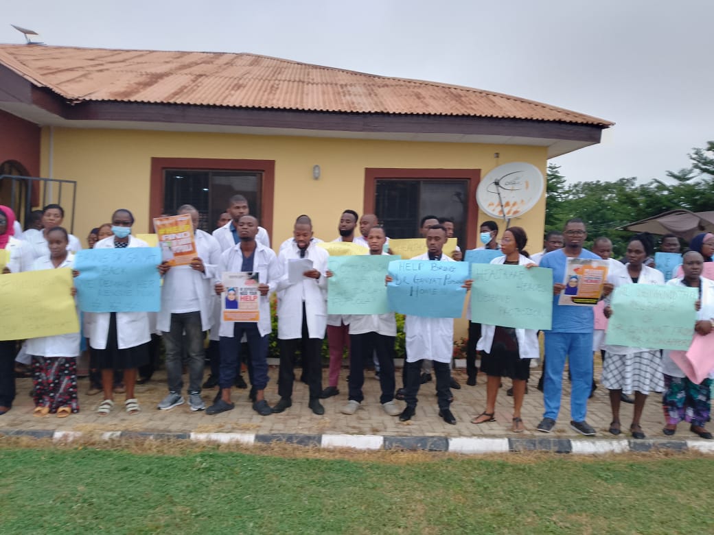 Resident Doctors In Kwara Protest Prolonged Abduction Of Kaduna Colleague 