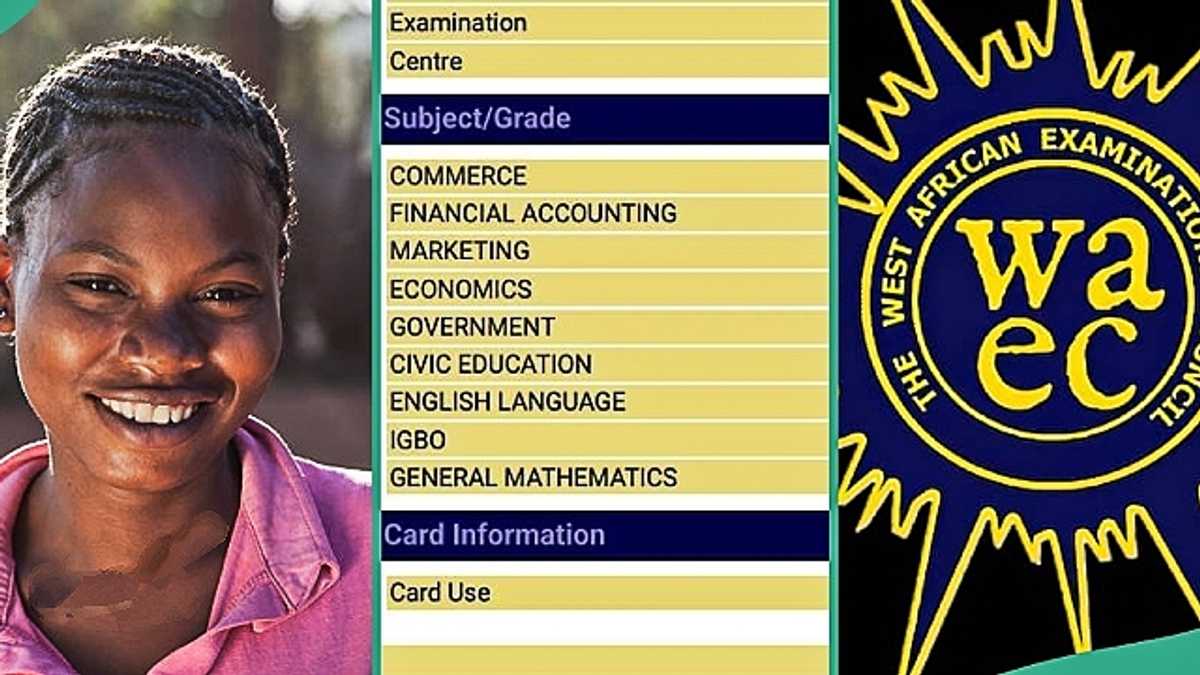 WAEC Result: Female Student Performs Poorly in English Language, Photo Shows Full Grades