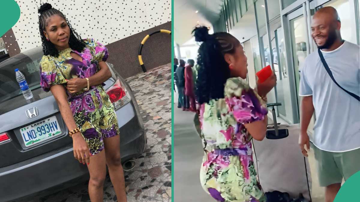 Nigerian lady Amazed as She Meets Man She Had Been Dating Online for 2 Months, Says He Looked Cuter