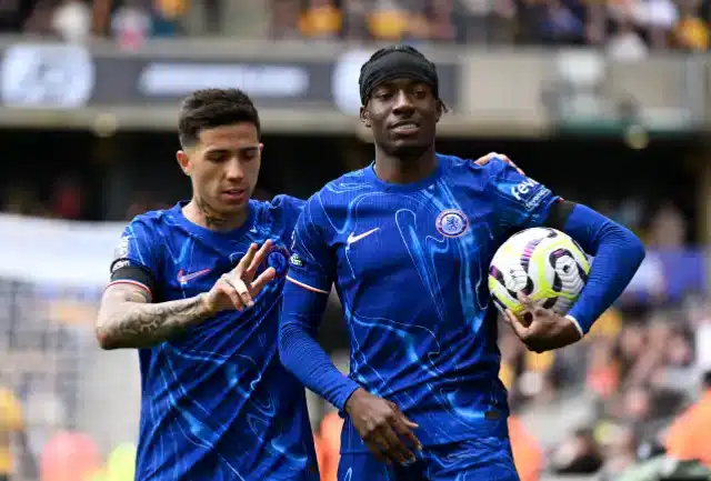 EPL: Madueke bags hat-trick in style as Chelsea thrash Wolves 6-2 