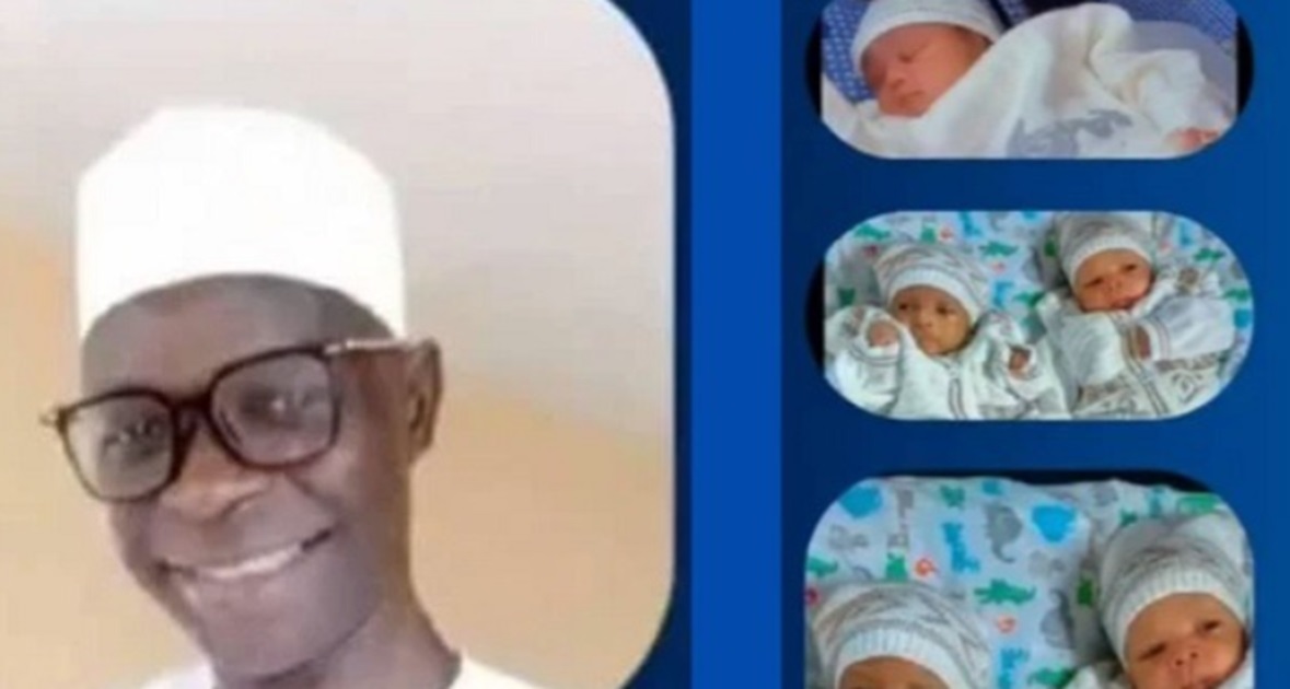 Nigerian man cr!es for help as wife delivers 11 babies in two months interval