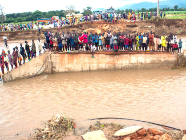 The collapsed bridge