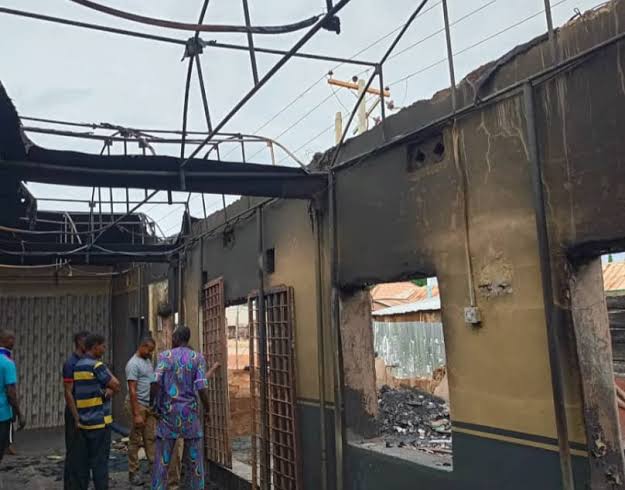 BARBARIC! Hoodlums set RCCG church ablaze