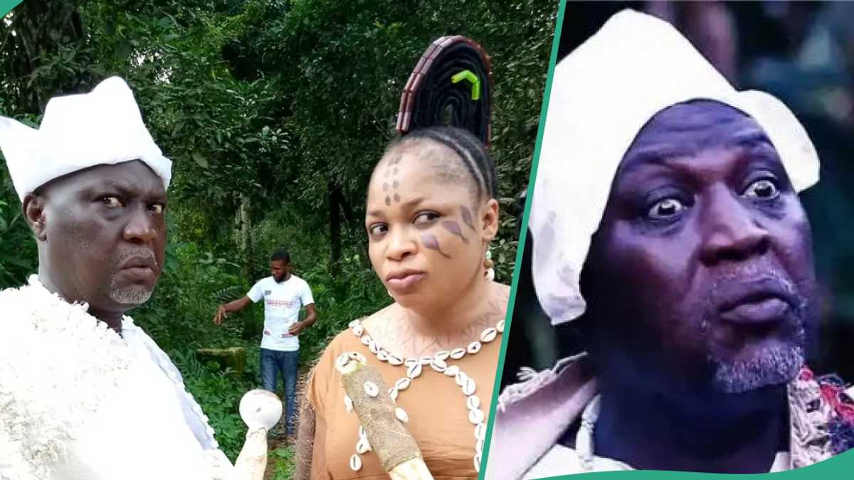 Baba Alapini, Others Don Herbalist Regalia, Storm ‘Shrine’ to Curse Bloggers Who Wish Them Death