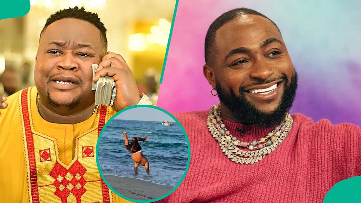 Davido’s Bestie Cubana ChiefPriest Causes Uproar With His Great Somersaulting Skill, Video Trends