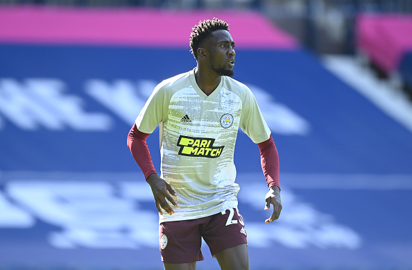 WEST BROMWICH, ENGLAND - SEPTEMBER 13: Wilfred Ndidi of Leicester City warms up prior to the Premier League match between West Bromwich Albion and Leicester City at The Hawthorns on September 13, 2020 in West Bromwich, England. (Photo by Michael Regan/Getty Images)