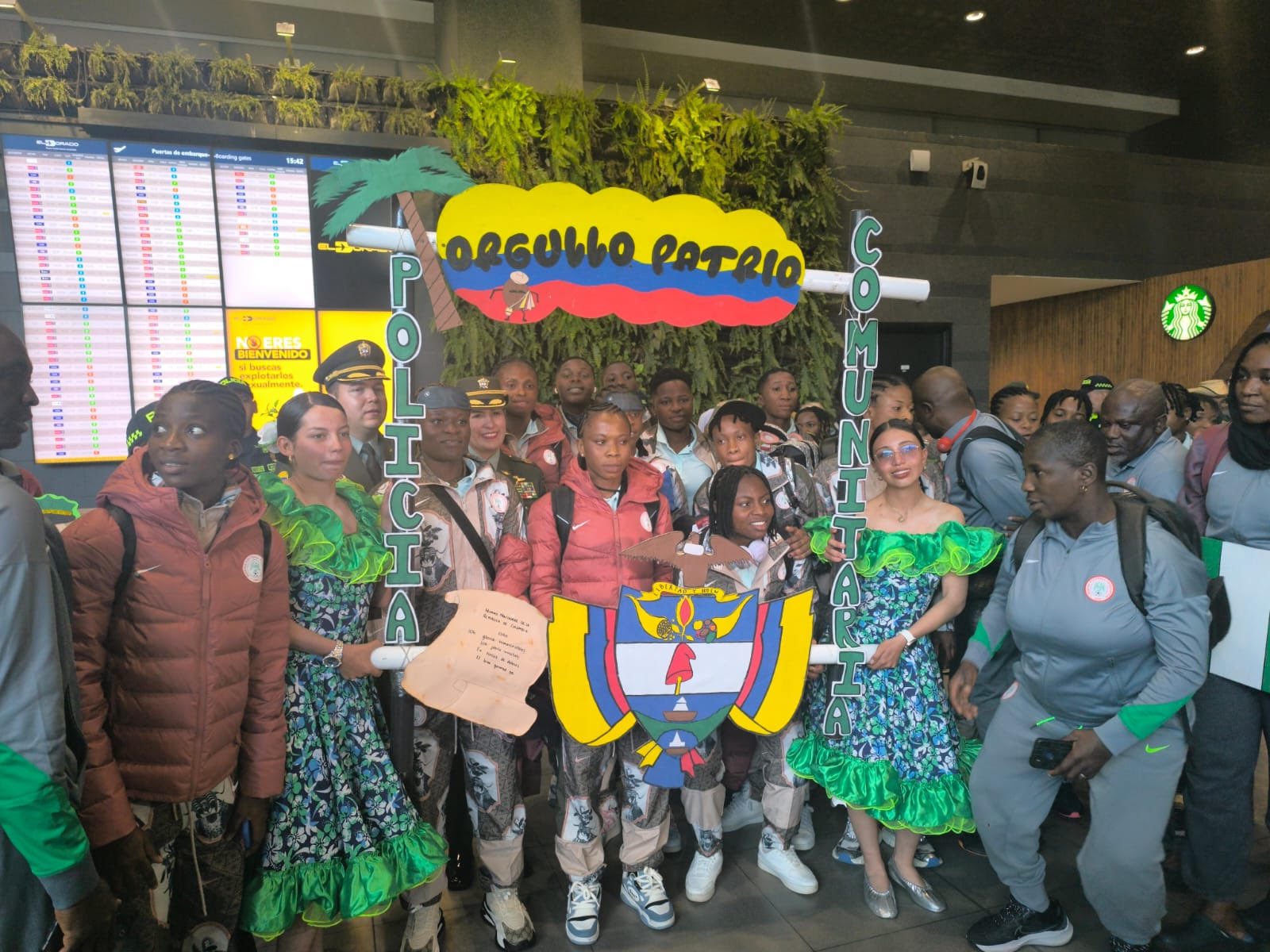 Colombia 2024: Falconets Get Colourful Reception In Bogota