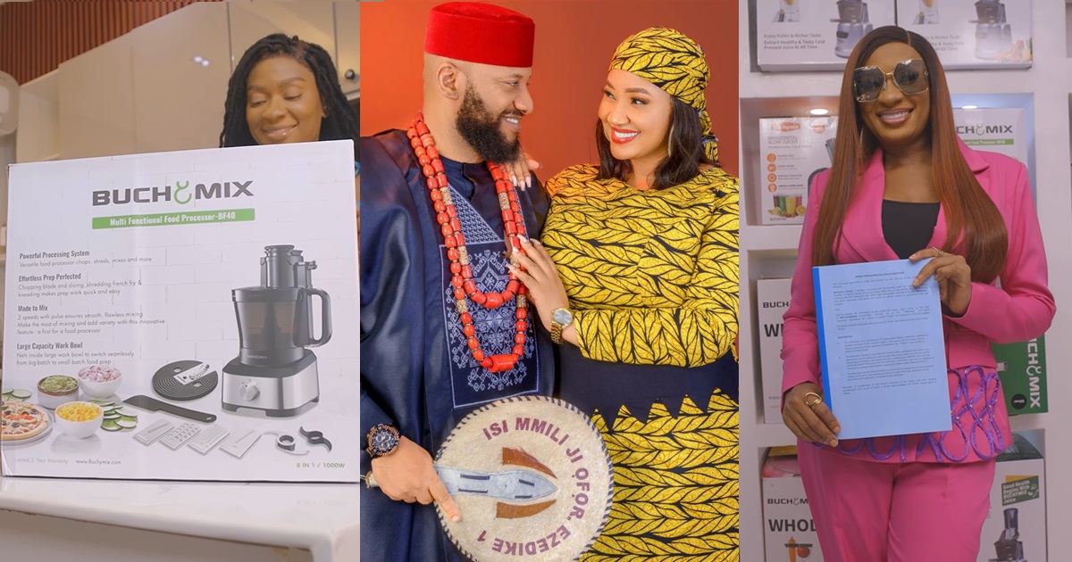 Fans and Friends of May Edochie celebrate as she secures the Buchymix brand ambassadorial deal