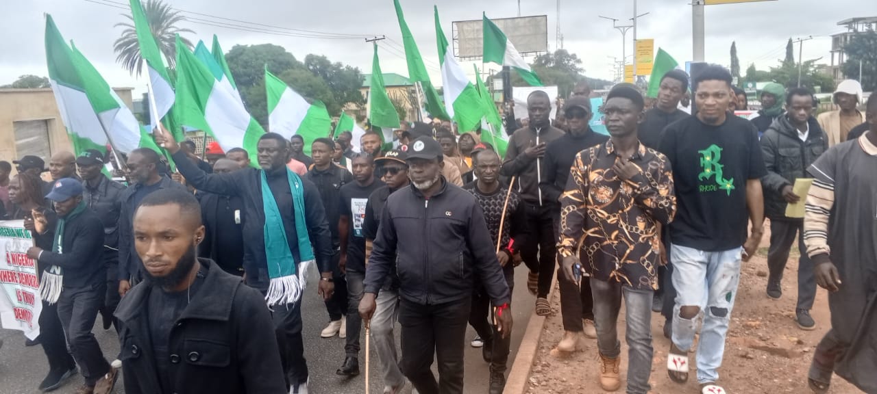 Group Holds Peaceful Protest In Plateau