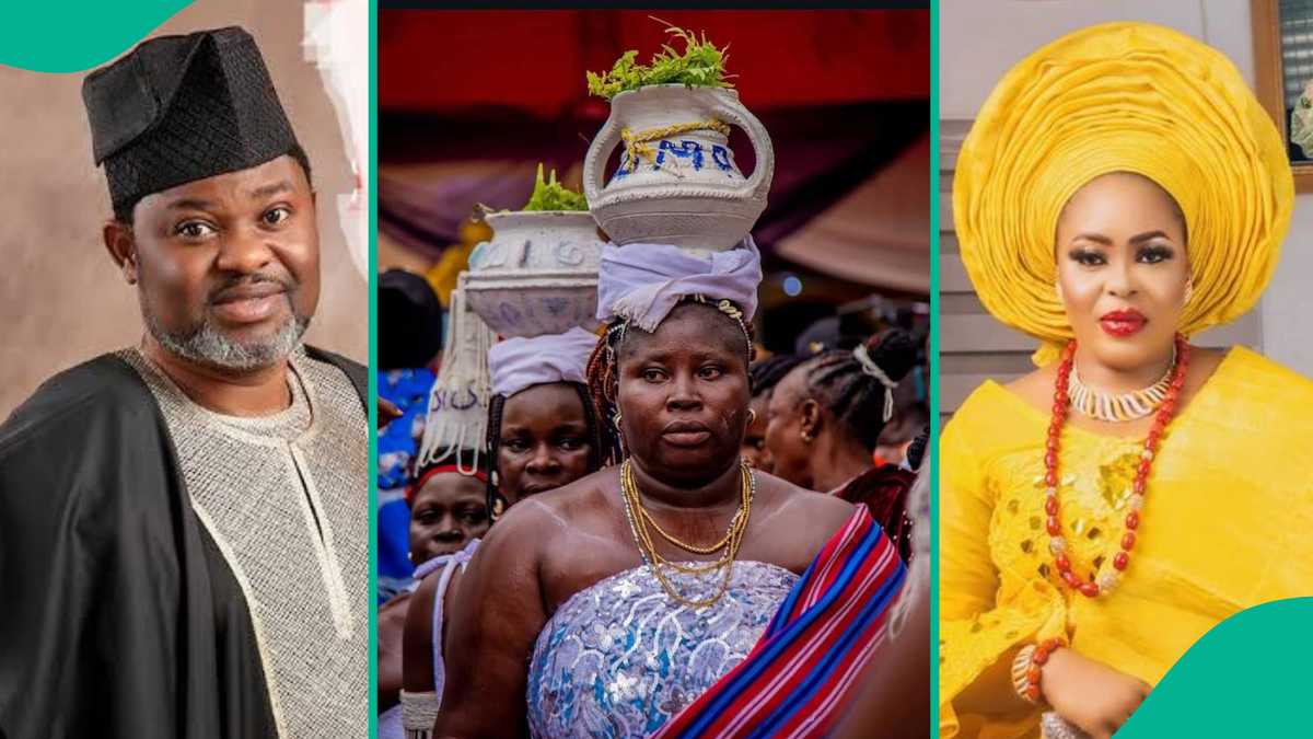 Isese Day: Laide Bakare, Shola Kosoko, Others Storm 2024 Udiroko Festival in Ekiti, Video Emerges