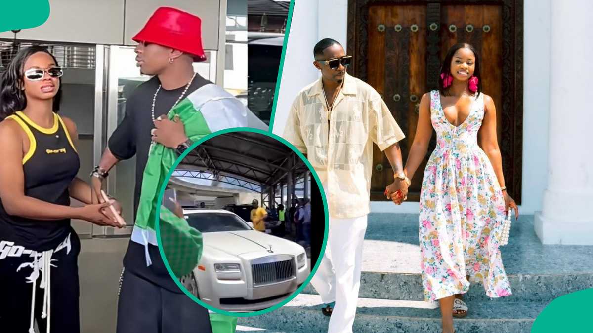 Iyabo Ojo’s Daughter Priscilla Welcomes Tanzanian Boyfriend to Nigeria in Style, Kisses Him in Video