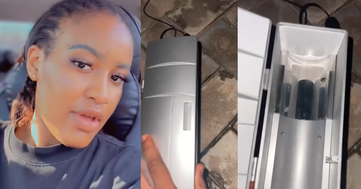 Lady Shows Off Mini Fridge Her Friend Received After Accidentally Ordering It Online (VIDEO)