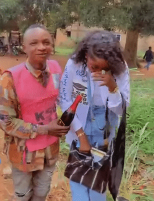 Lady gets emotional as her bike man surprises her on sign-out day