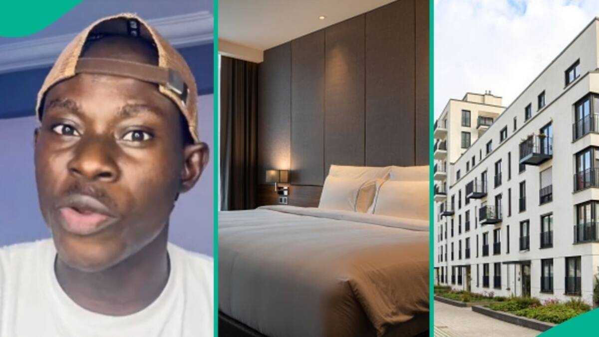 Man Says it's Better to Stay in Hotel than Pay Rent, Many Nigerians React, Disagree