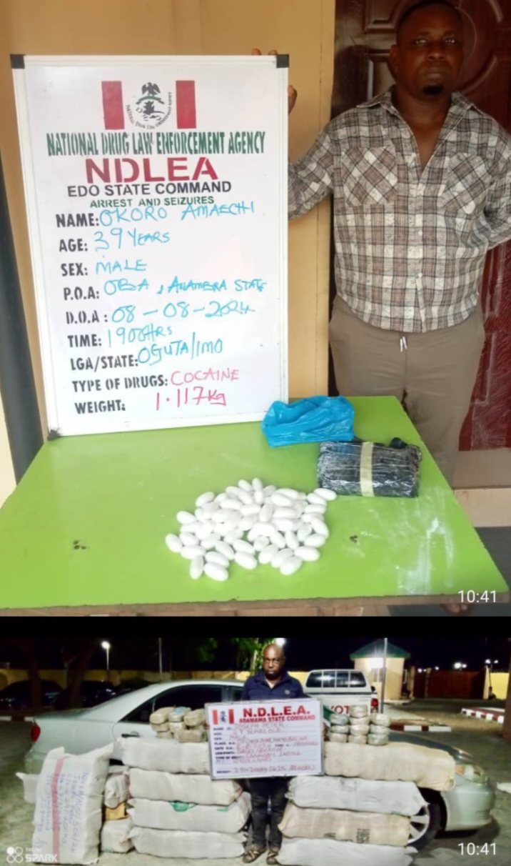 NDLEA smashes cocaine syndicates, recovers multi-billion-naira drugs in nationwide raids