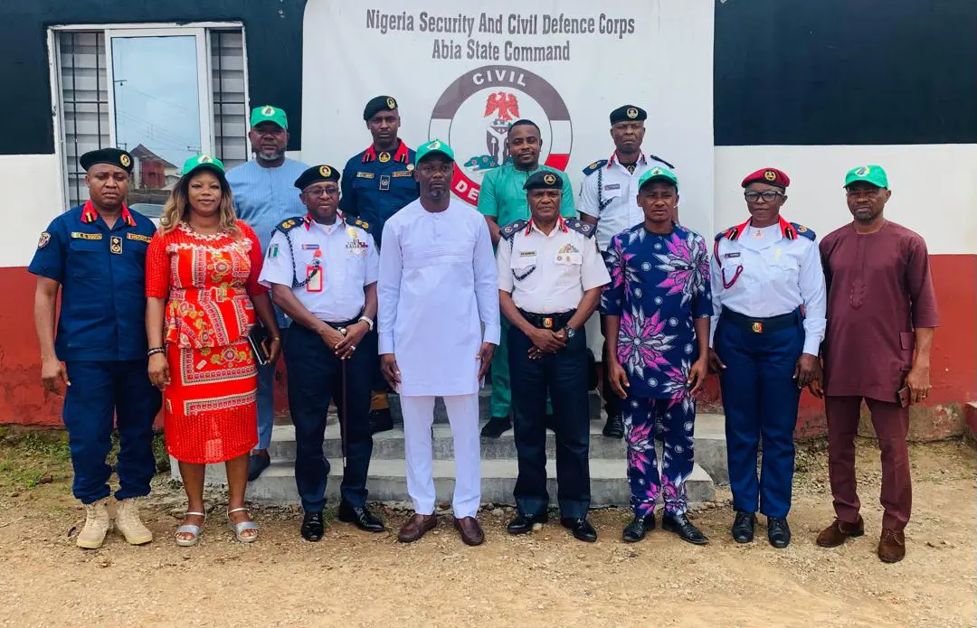 NSCDC strengthens partnership with FERMA to secure federal roads in Abia