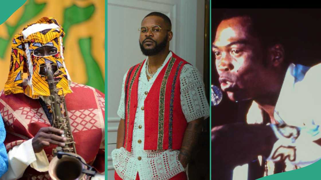 Nigerian musicians with songs about country's struggles.